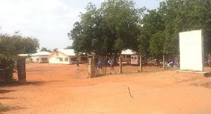 The front view of Walewale District Hospital