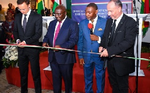 Vice President Dr. Mahamudu Bawumia with Hungarian government officials