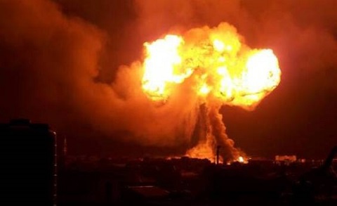 A gas explosion at Atomic Junction claimed the lives of 7 people and over 100 persons injured
