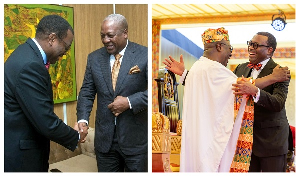 Dr. Akinwumi Adesina and President John Dramani Mahama