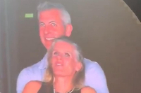 The CEO (Male) of US tech company and Chief People Officer(Female) at a Coldplay concert