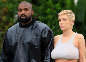 Kanye West and his wife, Bianca Censori