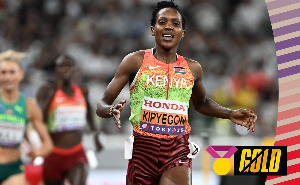 Kipyegon defends World Championship title to take gold for Kenya