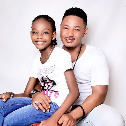 Frank Artus and his daughter