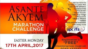 The maiden edition of the Asante Akyem Agogo Marathon