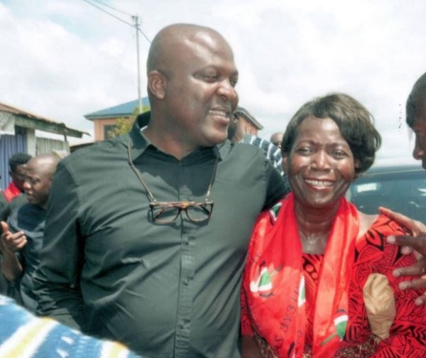 Mrs. Della Sowah and Ibrahim Mahama