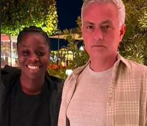 Freda Ayisi and Jose Mourinho