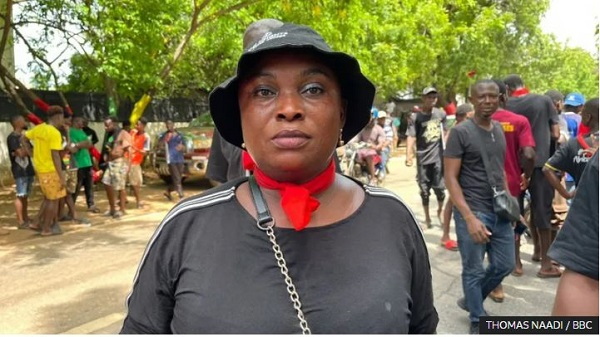 Serwaa Akoto, who was at the protest in Accra, says the judiciary is under attack
