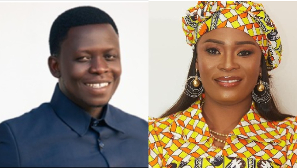 DCE for Amenfi Central, Peter Amponsah (left) and his MP, Joana Gyan Cudjoe