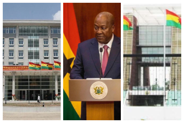 President Mahama expressed admiration for the architectural quality of the Ministry's building