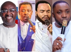 These prophets each predicted a win for Dr Bawumia (L) in the NPP race