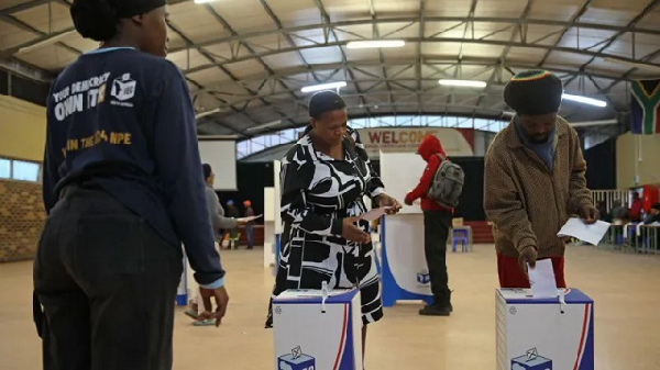 People have been voting since early in the morning