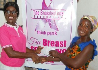 TBOF presents cash to Madam Barbra to cover cost Mastectomy
