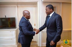 Pesident Nana Addo Dankwa Akufo-Addo with Togolese President Faure Essozimna Gnassingb