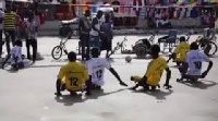 Ghana meets Nigeria in skate soccer