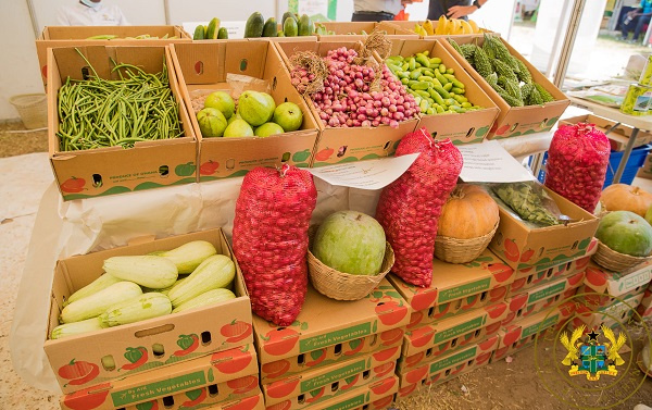 File photo: Foodstuff displayed