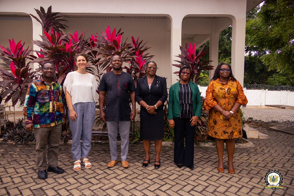 Officials of NDPC and GIZ in a group picture