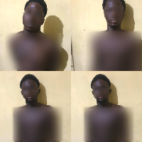 The four suspects were involved in a violent robbery attack on an okada rider