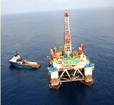 An off shore oil field (file photo)