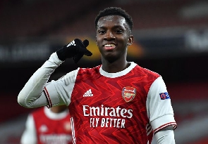 Arsenal forward Eddie Nketiah undecided over nationality switch despite discussions with Ghana FA