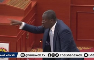 Alexander Kwamina Afenyo-Markin during proceedings on the floor of Parliament on June 4, 2025