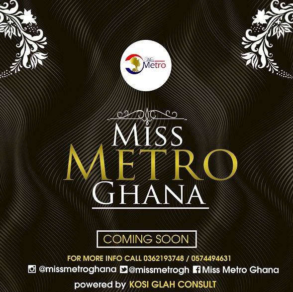 The pageant will audition eloquent ladies of substance from the five metropolitan cities in Ghana