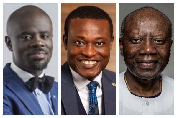 Prof Ernest Kofi Abotsi (L) has expressed shock over the Agyebeng (M) and Ofori-Atta case