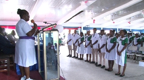 Some nurses being spoken to