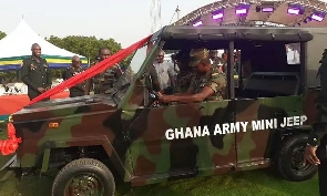 The locally made mini Jeep is to provide easy means of transportation within the barracks