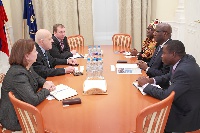 Ghana Ambassador to Russia leading delegation at Russian Chamber of Commerce