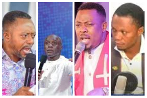 A photo collage of Rev Owusu-Bempah, Kusi Boateng, Nigel Gaisie and Kusi Appiah