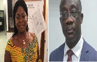 Eunice Jacqueline Buah and Emmanuel Kofi Nti, GRA boss