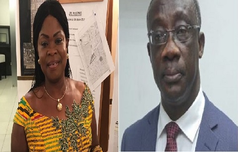 Eunice Jacqueline Buah and Emmanuel Kofi Nti, GRA boss