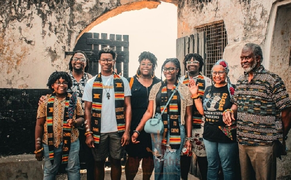 Black family of eight trace their roots in Ghana. (Photo: supplied)