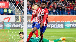 Thomas scored from a Yannick Carrasco assist