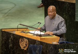 The United Nations General Assembly passed Ghana's resolution on reparatory justice