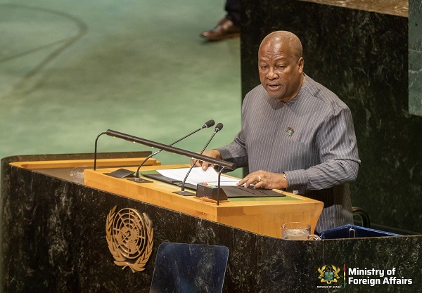 The United Nations General Assembly passed Ghana's resolution on reparatory justice