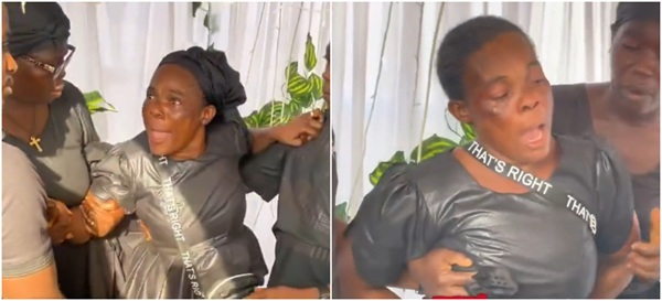Mother of the late Priscilla Nyamalor captured grieving her daughter