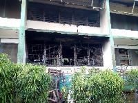 Fire ravaged Asuom SHS Boys dormitory