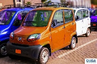 The Bajaj Qute vehicles were outdoored as part of the CODA Drive initiative