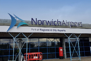 Norwich Airport has closed until 12:30 due to an incident on the airfield