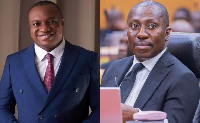 Ernest Brogya Genfi (L) and Alexander Afenyo-Markin(R)