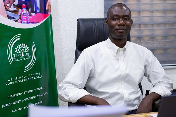 John Ofosu Awuku, General Manager of Teak Tree Brokerage