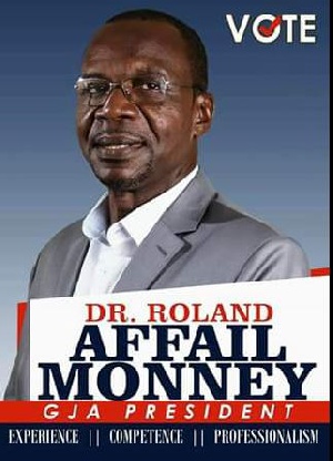 Affail Monney's campaign poster