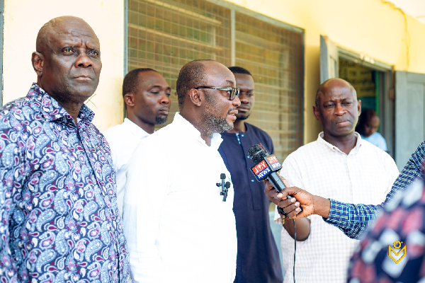 Kingsley Agyemang has made a personal donation of GH¢45,240 to the Kibi School for the Deaf