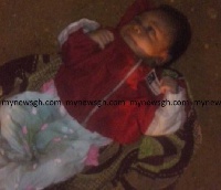 A two-week old baby believed to have been abandoned by the mother at about 7pm on Tuesday June 6
