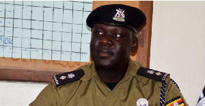 North Kyoga Regional Police Spokesperson SP Jimmy Patrick Okema addressing the press