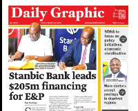 File photo of Daily Graphic news paper