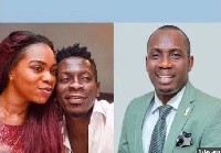 Counsellor Lutterodt and the couple, Michy and Shatta Wale