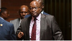 Jacob Zuma, pictured in court in March 2023, served as South Africa's president for 10yrs from 2018